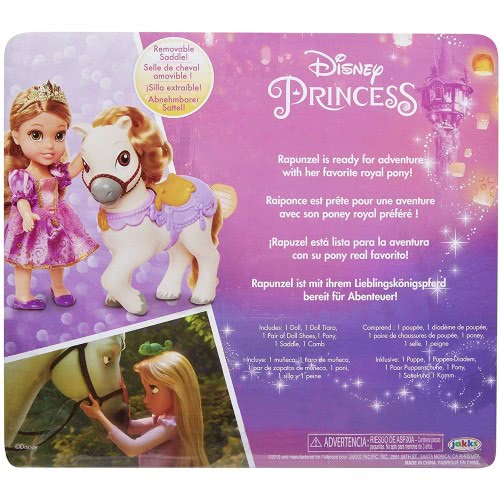 JAKKS PACIFIC Disney Princess Rapunzel Doll Και Pony Κούκλα Ραπουνζέλ Με Άλογο 95264 039897952642