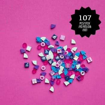 LEGO Dots Extra Dots Series 3 Tile Pack, Jewellery DIY Craft Set With 10 Surprise Charms 41921 5702016914597