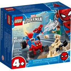 LEGO Spider-Man And Sandman Showdown Playset With Racing Car Super Heroes Set 76172 5702016912777