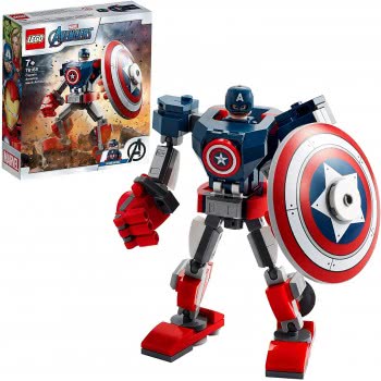 LEGO Marvel Avengers Captain America Mech Armor Set 76168 5702016912739