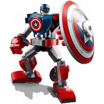 LEGO Marvel Avengers Captain America Mech Armour Set 76168 5702016912739