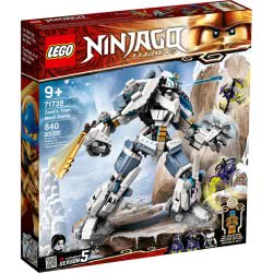 LEGO Ninjago Legacy Zanes Titan Mech Battle Ninja Μάχη Του Ρομπότ Τιτάνα Του Ζέιν 71738 5702016889697