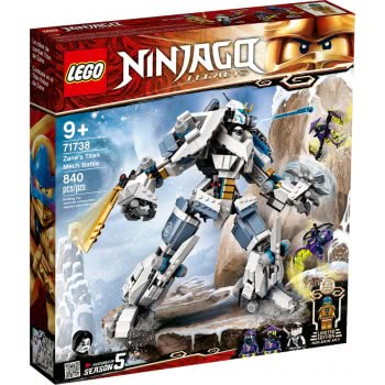 LEGO Ninjago Legacy Zanes Titan Mech Battle Ninja Μάχη Του Ρομπότ Τιτάνα Του Ζέιν 71738 5702016889697