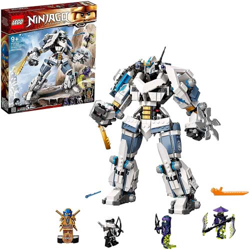LEGO Ninjago Legacy Zanes Titan Mech Battle Ninja Μάχη Του Ρομπότ Τιτάνα Του Ζέιν 71738 5702016889697