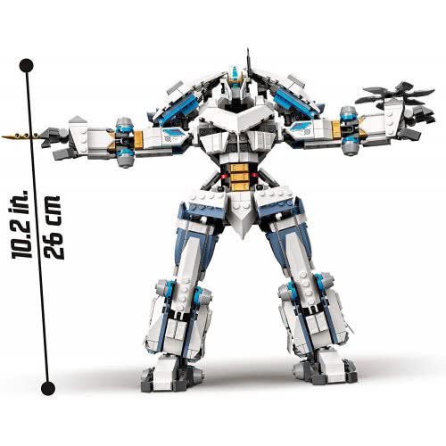 LEGO Ninjago Legacy Zanes Titan Mech Battle Ninja Μάχη Του Ρομπότ Τιτάνα Του Ζέιν 71738 5702016889697
