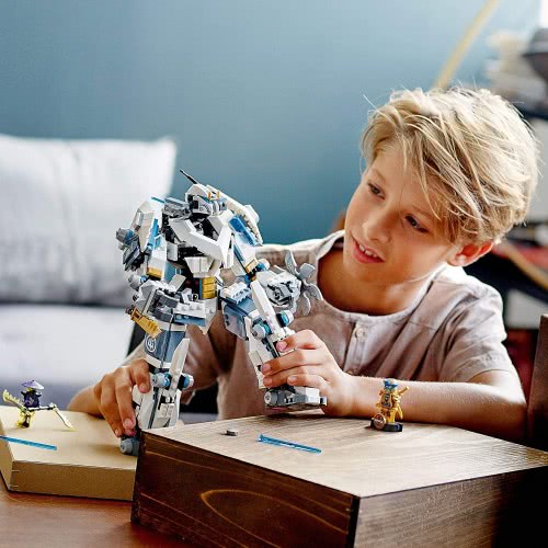 LEGO Ninjago Legacy Zanes Titan Mech Battle Ninja Μάχη Του Ρομπότ Τιτάνα Του Ζέιν 71738 5702016889697