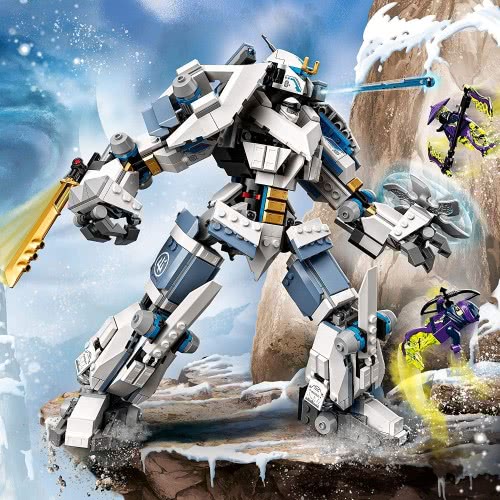 LEGO Ninjago Legacy Zanes Titan Mech Battle Ninja Μάχη Του Ρομπότ Τιτάνα Του Ζέιν 71738 5702016889697