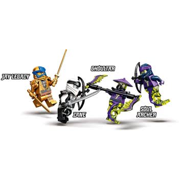 LEGO Ninjago Legacy Zanes Titan Mech Battle Ninja Μάχη Του Ρομπότ Τιτάνα Του Ζέιν 71738 5702016889697