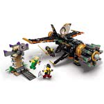 LEGO Ninjago Legacy Boulder Blaster Aeroplane Toy With Prison And Collectible Gold Ninja Kai Figure 71736 5702016888751