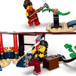 LEGO Ninjago Legacy Tournament Of Elements Temple Building Set With Battle Arena And Collectible Gold Ninja Lloyd Figure 71735 5