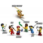 LEGO Ninjago Legacy Tournament Of Elements Temple Building Set With Battle Arena And Collectible Gold Ninja Lloyd Figure 71735 5