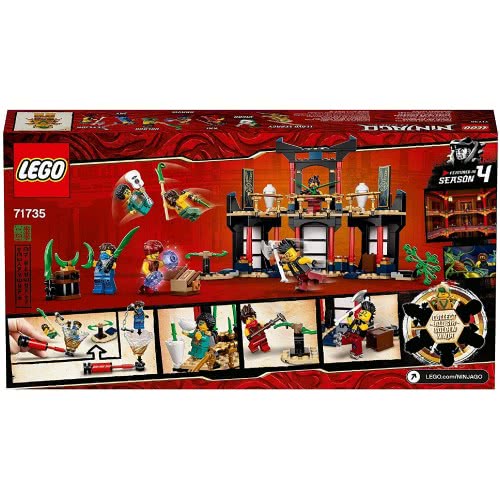 LEGO Ninjago Legacy Tournament Of Elements Temple Building Set With Battle Arena And Collectible Gold Ninja Lloyd Figure 71735 5