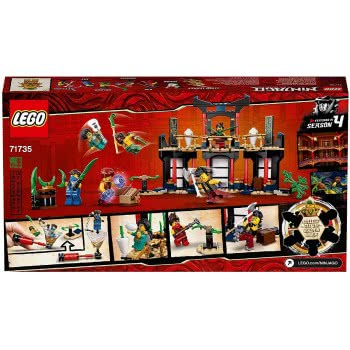 LEGO Ninjago Legacy Tournament Of Elements Temple Building Set With Battle Arena And Collectible Gold Ninja Lloyd Figure 71735 5