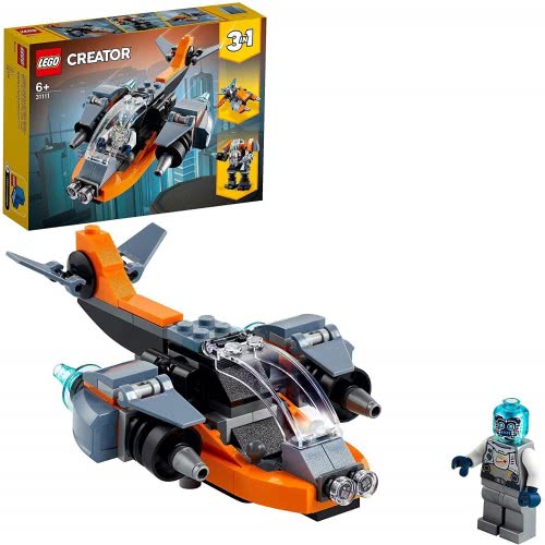 LEGO Creator 3 In 1 Cyber Drone Κυβερνοντρόουν 31111 5702016889208
