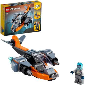 LEGO Creator 3 In 1 Cyber Drone Κυβερνοντρόουν 31111 5702016889208