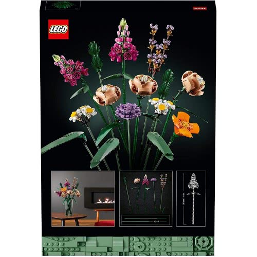 LEGO Creator Expert Flower Bouquet, Artificial Flowers Μπουκέτο Λουλουδιών 10280 5702016913767
