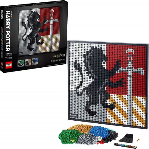 LEGO Art Harry Potter Hogwarts Crests Poster Θυρεοί Του Χόγκουαρτς 31201 5702016914535