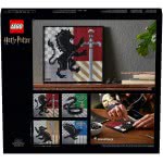 LEGO Art Harry Potter Hogwarts Crests Poster Θυρεοί Του Χόγκουαρτς 31201 5702016914535