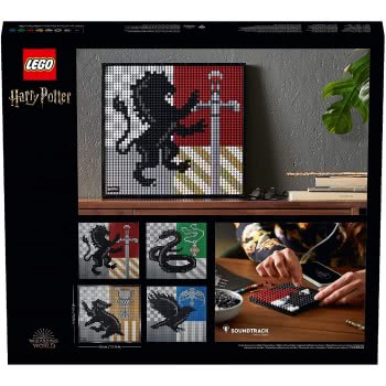 LEGO Art Harry Potter Hogwarts Crests Poster Θυρεοί Του Χόγκουαρτς 31201 5702016914535