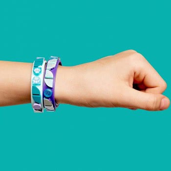 LEGO Dots Mermaid Vibes Bracelets Jewellery Set, Tiles DIY Gifts, Arts And Crafts For Kids 41909 5702016667554