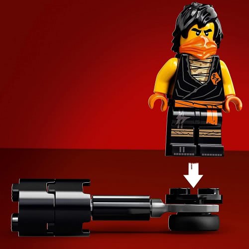 LEGO Ninjago Legacy Epic Battle Set – Cole Vs. Ghost Spinner Playset With 2 Warrior Ninja Minifigures 71733 5702016912388