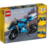 LEGO Creator 3 In 1 Superbike Toy Motorcycle To Classic Bike To Hoverbike Building Set 31114 5702016888362