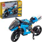 LEGO Creator 3 In 1 Superbike Toy Motorcycle To Classic Bike To Hoverbike Building Set 31114 5702016888362