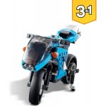 LEGO Creator 3 In 1 Superbike Toy Motorcycle To Classic Bike To Hoverbike Building Set 31114 5702016888362