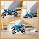 LEGO Creator 3 In 1 Superbike Toy Motorcycle To Classic Bike To Hoverbike Building Set 31114 5702016888362