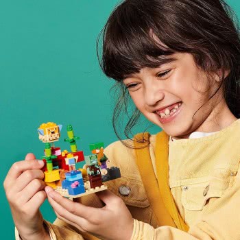 LEGO Minecraft The Coral Reef Ο Κοραλλιογενής Ύφαλος 21164 5702016913569