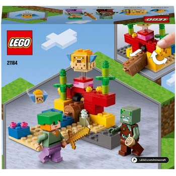 LEGO Minecraft The Coral Reef Ο Κοραλλιογενής Ύφαλος 21164 5702016913569