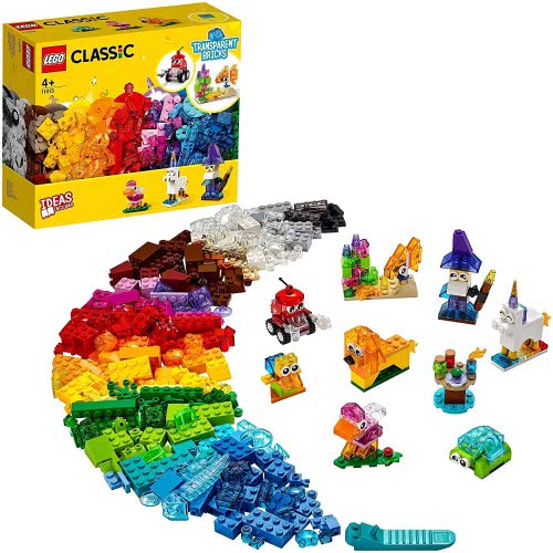 LEGO Classic Creative Transparent Bricks Δημιουργικά Διαφανή Τουβλάκια 11013 5702016888720
