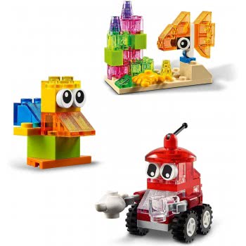 LEGO Classic Creative Transparent Bricks Δημιουργικά Διαφανή Τουβλάκια 11013 5702016888720