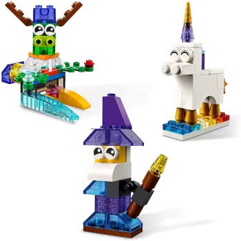 LEGO Classic Creative Transparent Bricks Δημιουργικά Διαφανή Τουβλάκια 11013 5702016888720
