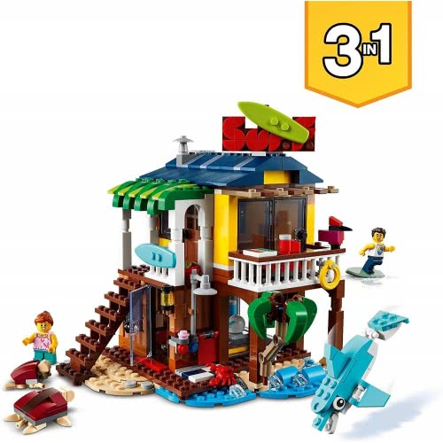 LEGO Creator 3 Σε 1 Surfer Beach House Παραλιακό Σπίτι Του Σέρφερ 31118 5702016889390