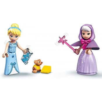 LEGO Disney Princess Cinderellas Royal Carriage Toy With 2 Mini Dolls And Horse Figures 43192 5702016916430
