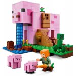 LEGO Minecraft The Pig House Building Set With Alex Και Creeper Το Χοιροστάσιο 21170 5702016913880