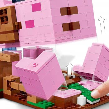 LEGO Minecraft The Pig House Building Set With Alex And Creeper Figure 21170 5702016913880