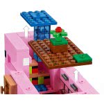 LEGO Minecraft The Pig House Building Set With Alex Και Creeper Το Χοιροστάσιο 21170 5702016913880