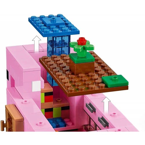 LEGO Minecraft The Pig House Building Set With Alex And Creeper Figure 21170 5702016913880