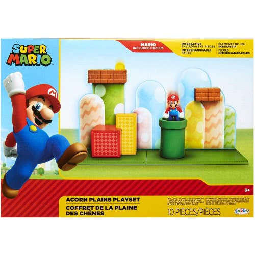 JAKKS PACIFIC Super Mario Nintendo Acorn Plains Playset Με Αξεσουάρ 85991-4L-PKR1 039897859910