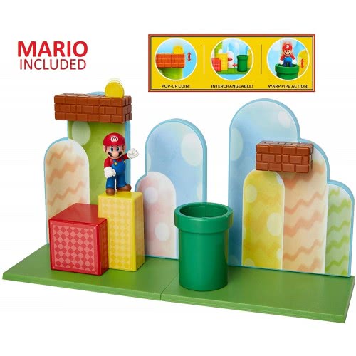 JAKKS PACIFIC Super Mario Nintendo Acorn Plains Playset Με Αξεσουάρ 85991-4L-PKR1 039897859910