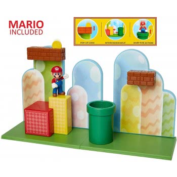 JAKKS PACIFIC Super Mario Nintendo Acorn Plains Playset Με Αξεσουάρ 85991-4L-PKR1 039897859910
