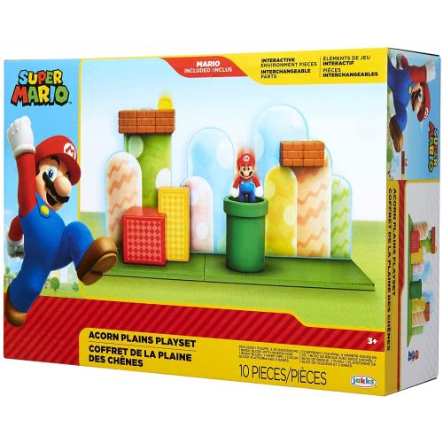 JAKKS PACIFIC Super Mario Nintendo Acorn Plains Playset Με Αξεσουάρ 85991-4L-PKR1 039897859910