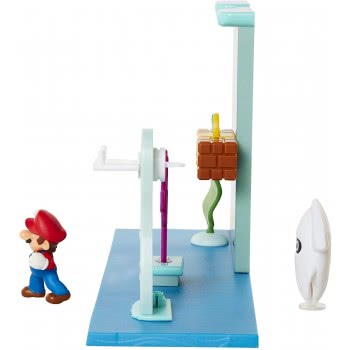 JAKKS PACIFIC Super Mario Underwater Playset Interactive Enviromentpiece Mario Figure And Blooper Squid 400184 192995400184
