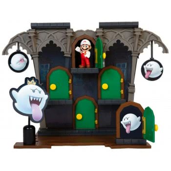 JAKKS PACIFIC Super Mario Deluxe Boo Mansion Σετ Παιχνιδιού 404284 192995404281