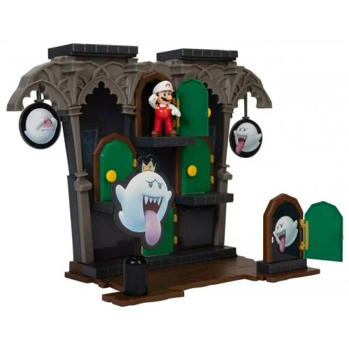 JAKKS PACIFIC Super Mario Deluxe Boo Mansion Σετ Παιχνιδιού 404284 192995404281