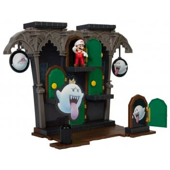 JAKKS PACIFIC Super Mario Deluxe Boo Mansion Σετ Παιχνιδιού 404284 192995404281
