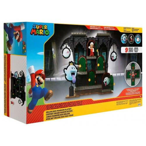 JAKKS PACIFIC Super Mario Deluxe Boo Mansion Σετ Παιχνιδιού 404284 192995404281