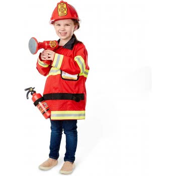 Melissa and Doug Fire Chief Role Play Costume Set 14834 000772148344